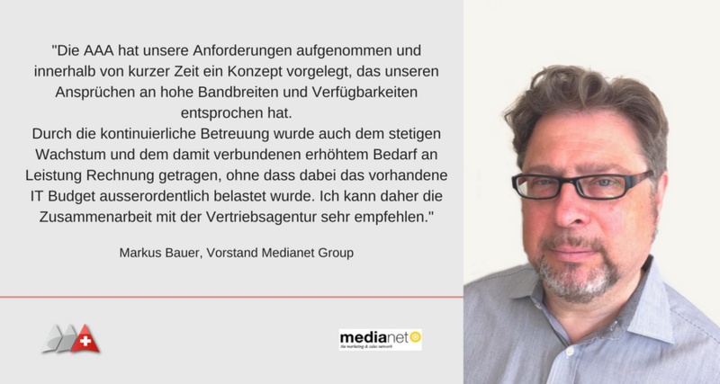 Referenzschreiben Medianet Group